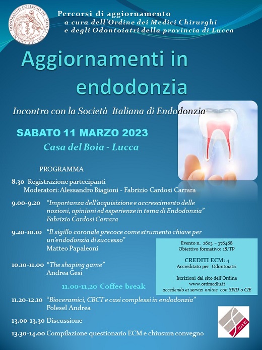 Aggiornamenti in endodonzia piuccola per sito