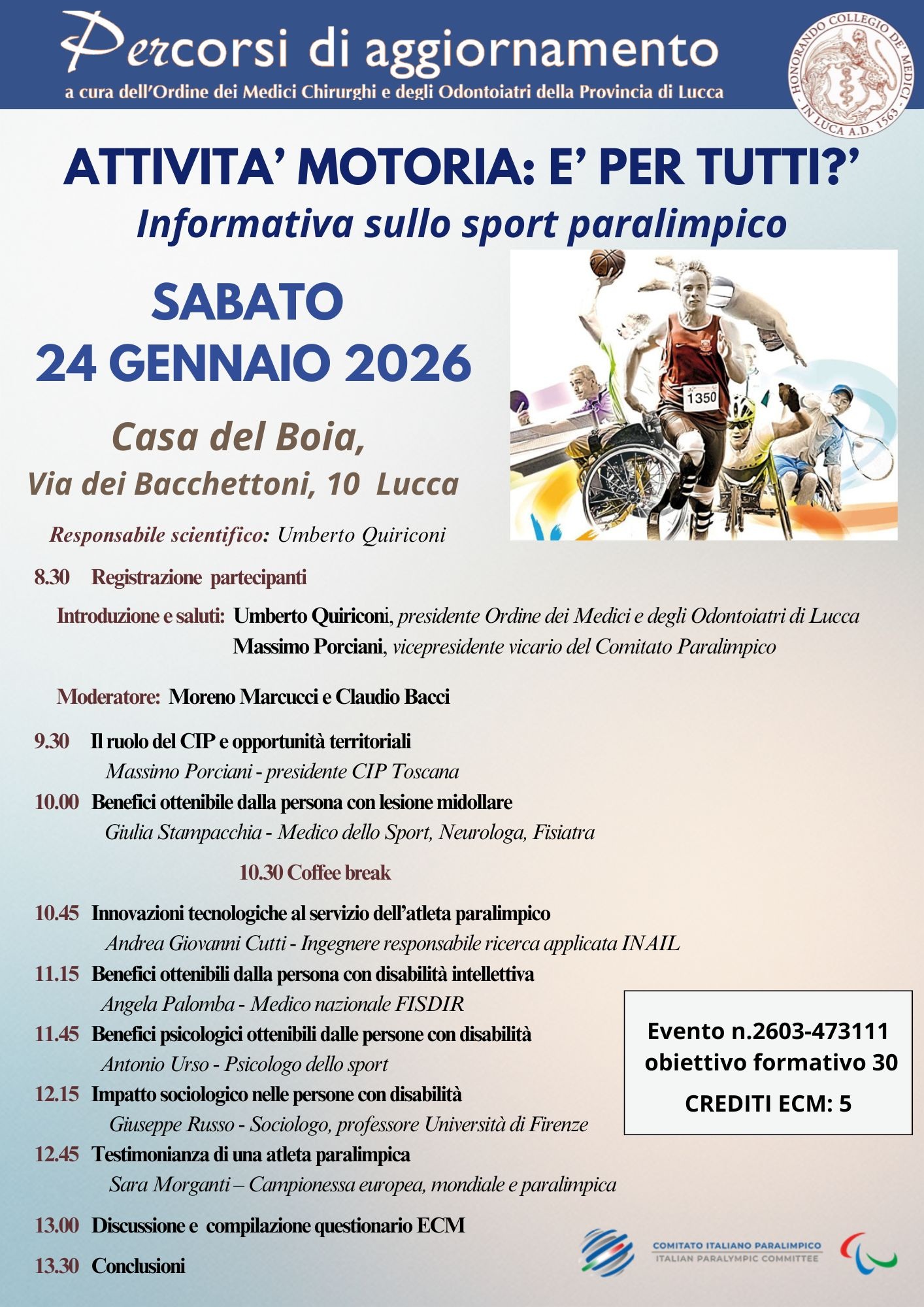 Attività motoria 24 gennaio 2026 ultimissima