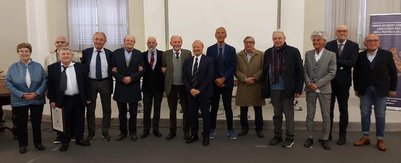 Colleghi che hanno festeggiato il loro cinquantesimo di laurea