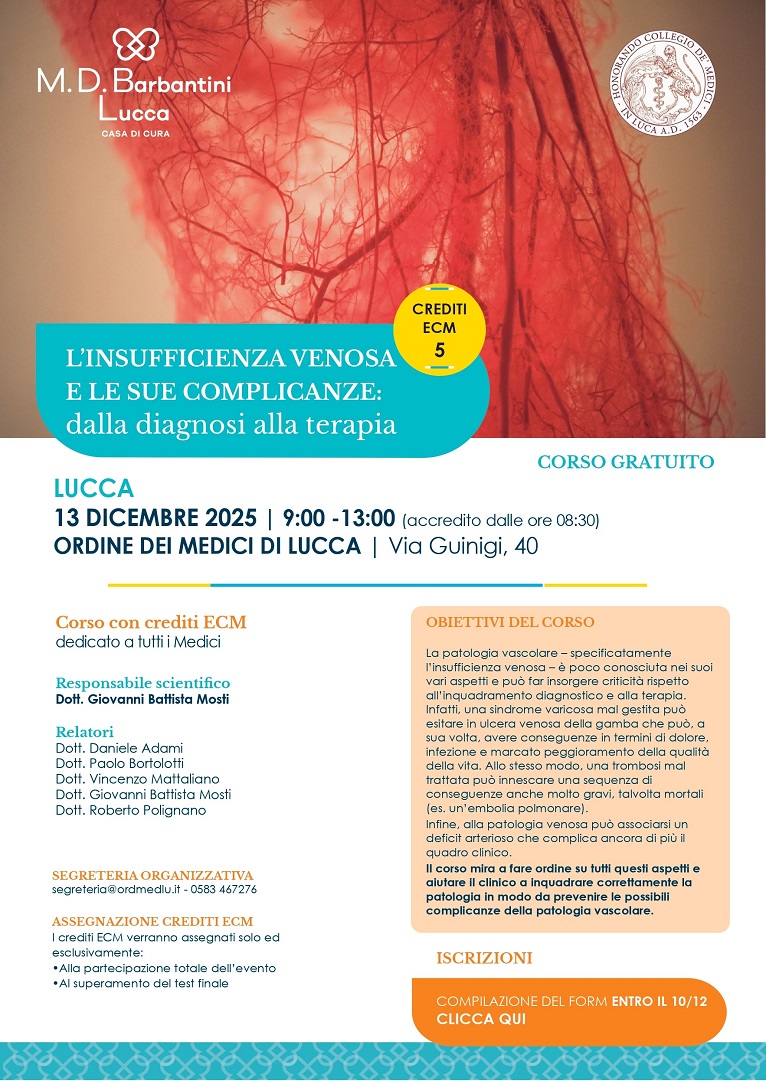 Corso Insufficienza venosa