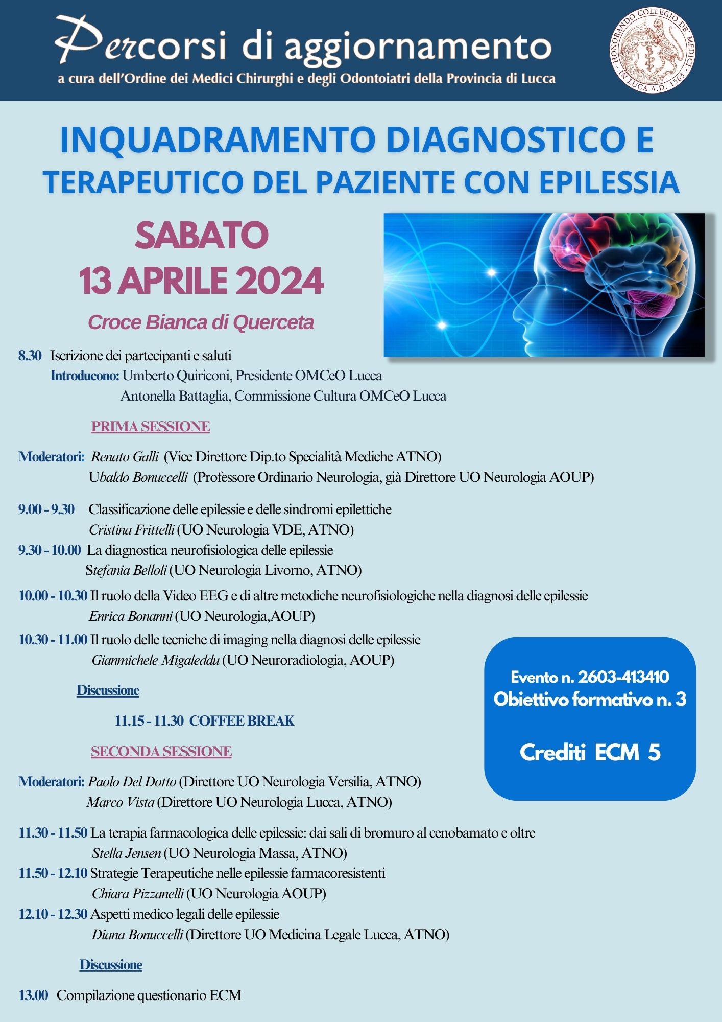 EPILESSIA 13 aprile 2024 ULTIMA