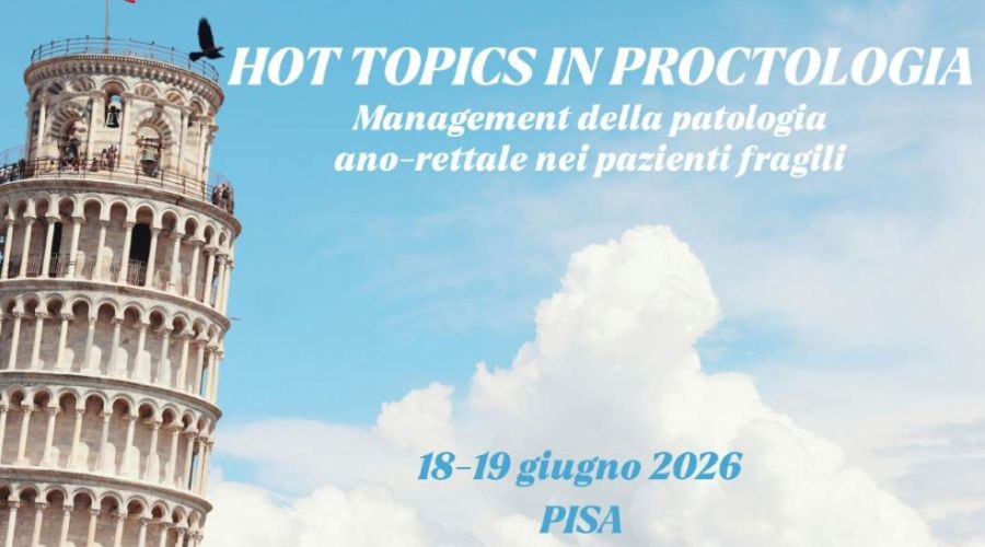 Clicca per accedere all'articolo Hot Topics in Proctologia. Il management della patologia ano-rettale nei pazienti fragili