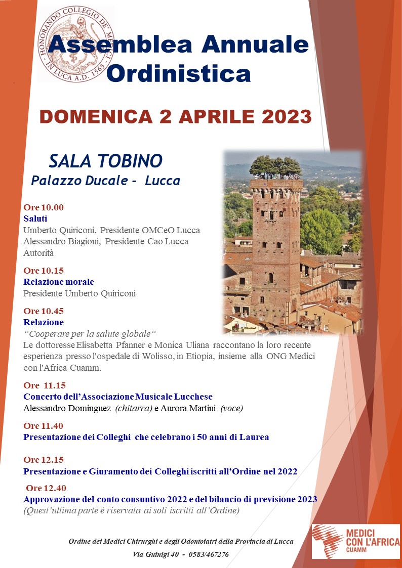 LOCANDINA Assemblea Annuale 2 APRILE 2023