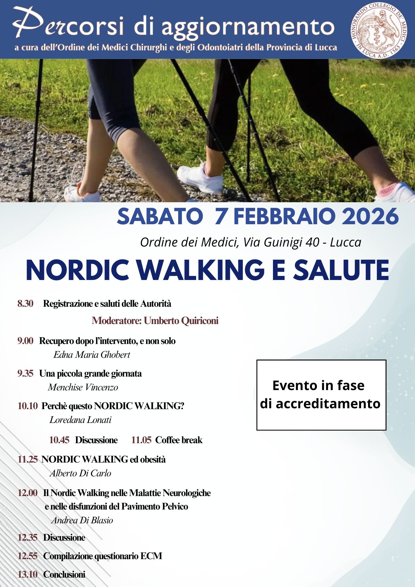 NORDIC WALKING E SALUTE 7 Febbraio 2026