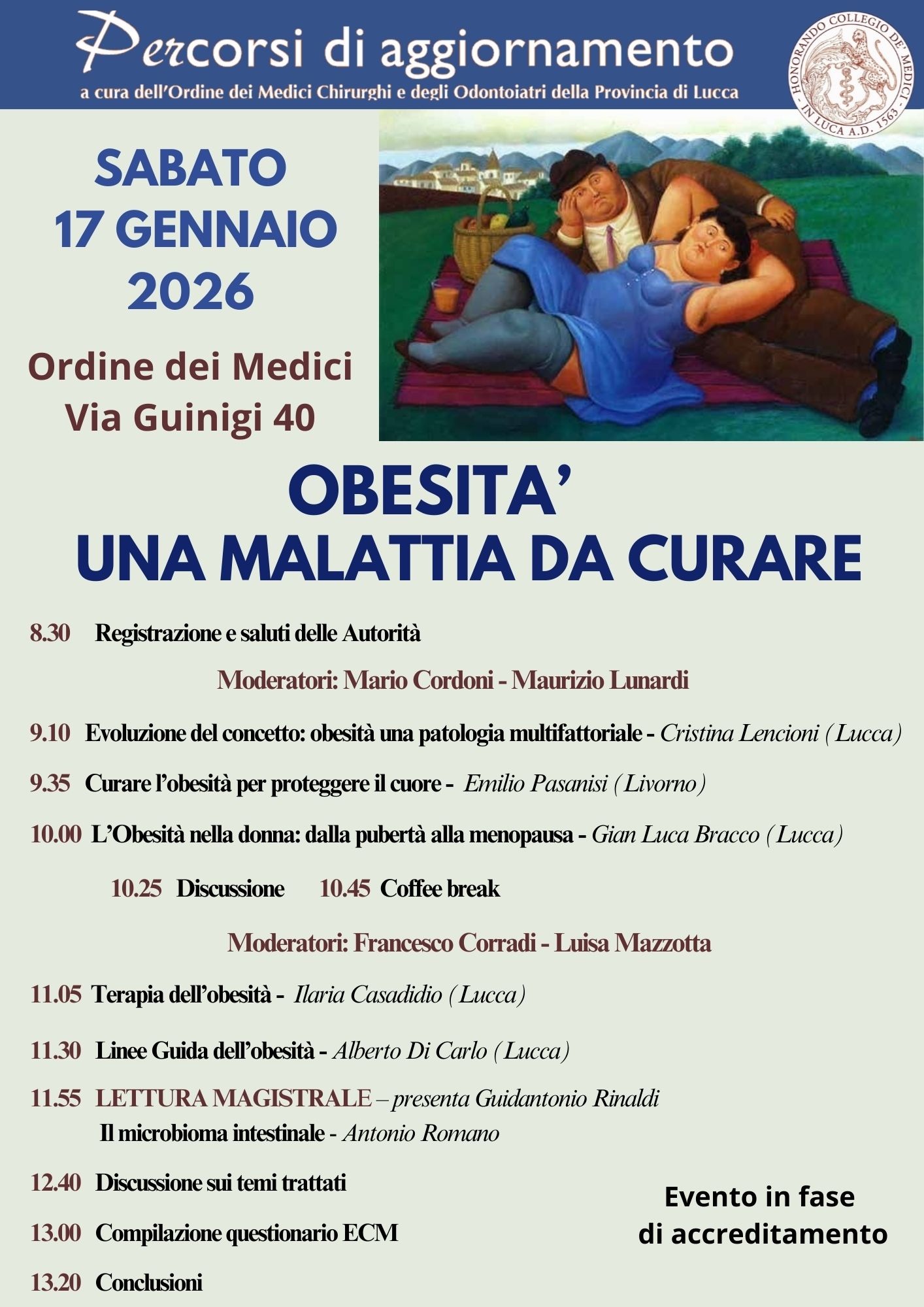 Obesità 17 gennaio 2026