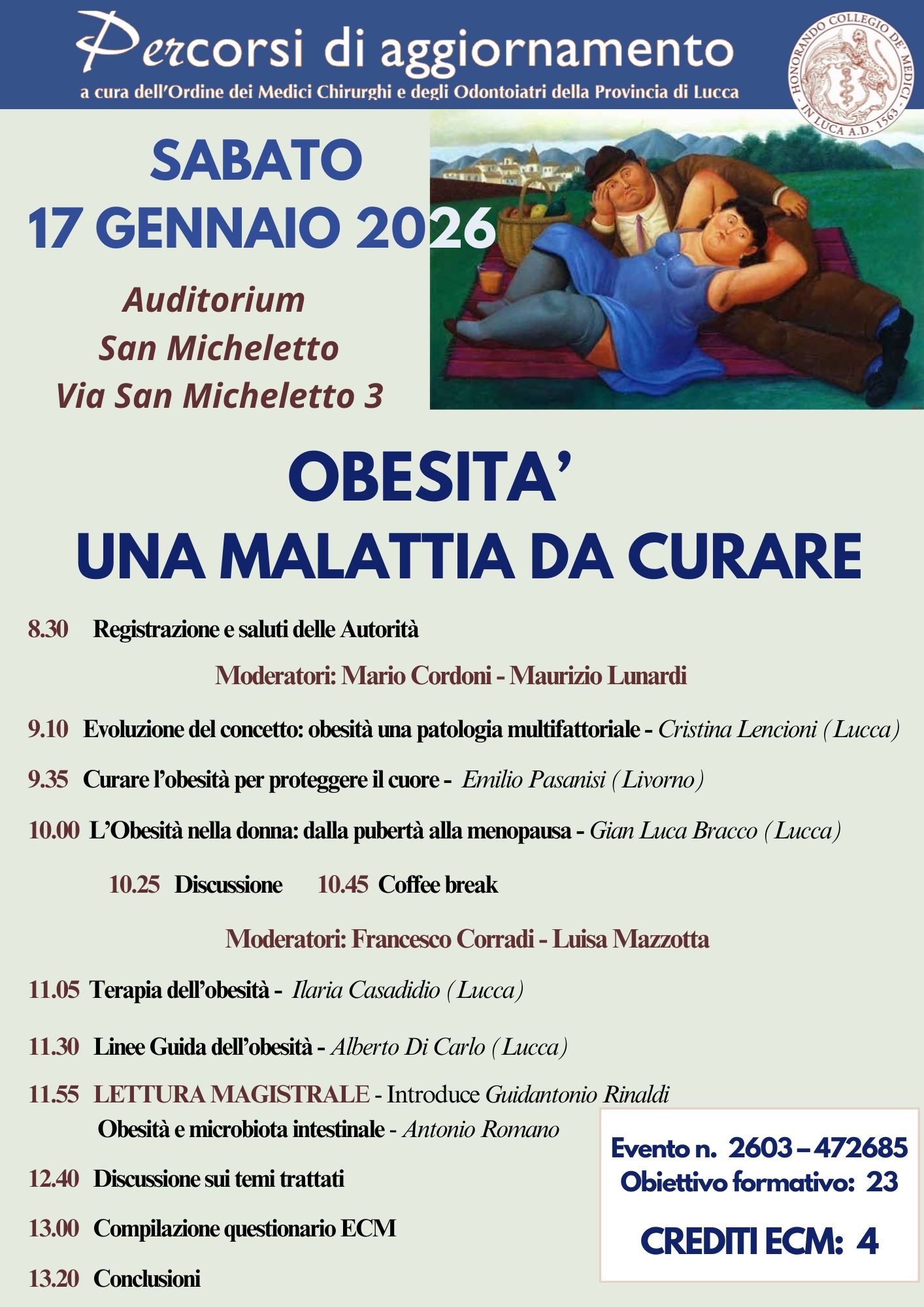 Obesità 17 gennaio 20261