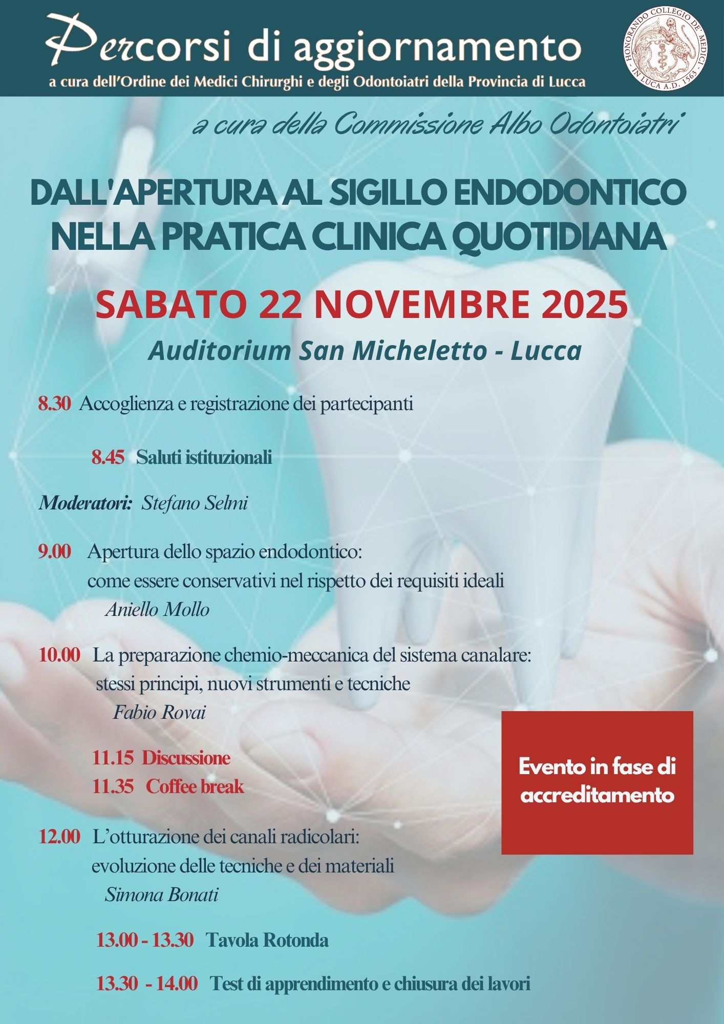 Sigillo endodontico 22 NOVEMBRE 2025