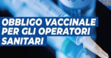 Clicca per accedere all'articolo Obbligo vaccinale dei sanitari